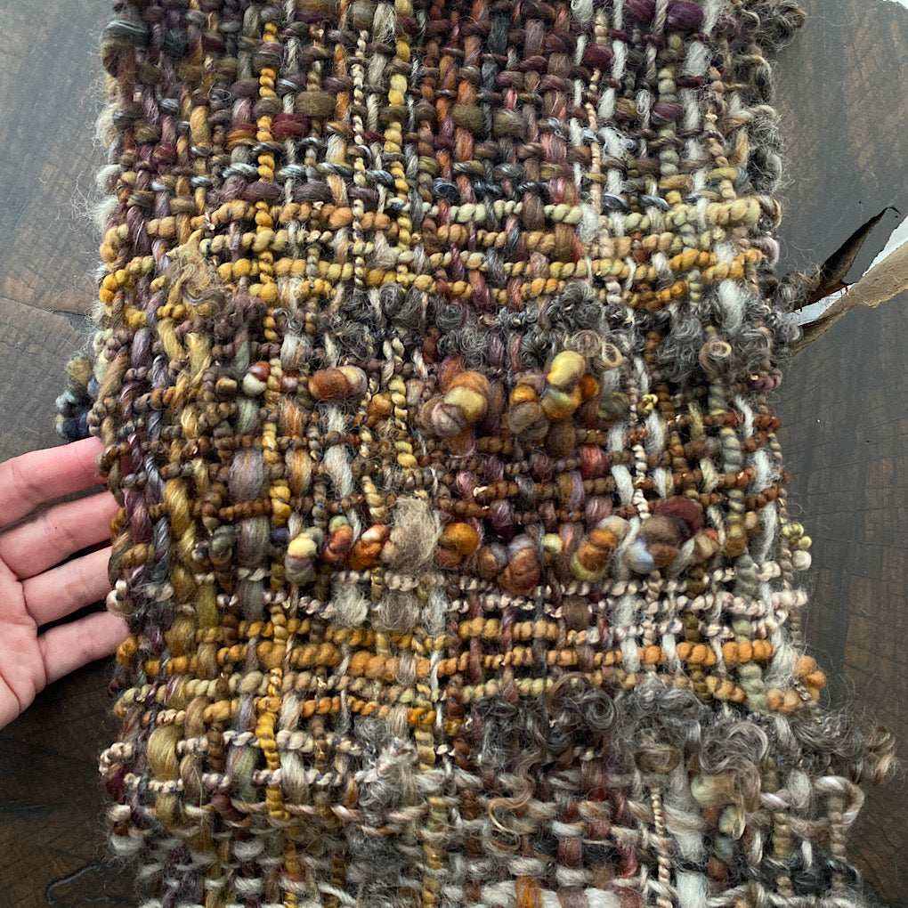 Scarf - Birch wood - merino silk tencel