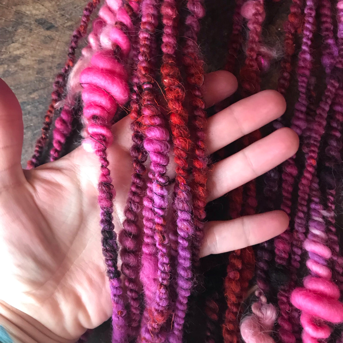 Pink art yarn 90g - Mynoush