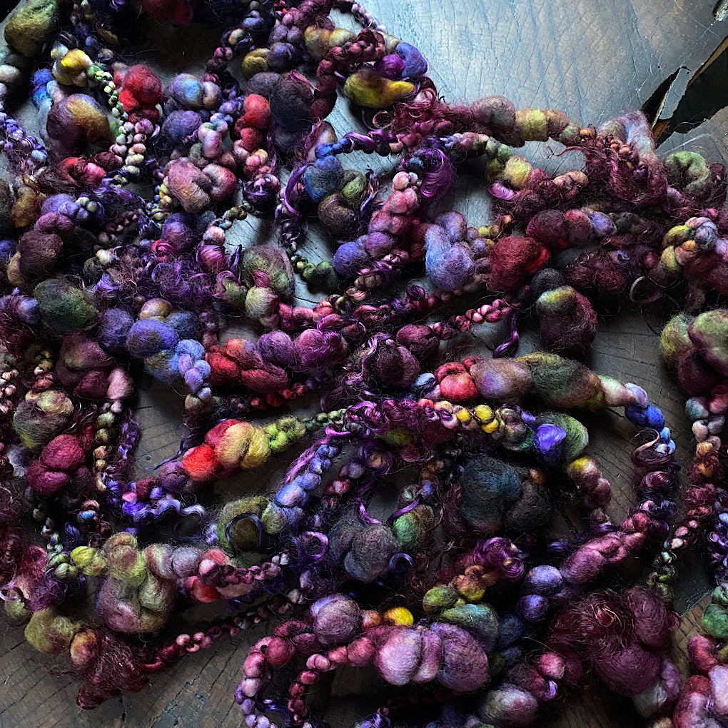 Nocturne Jumbo boucle art yarn with locks