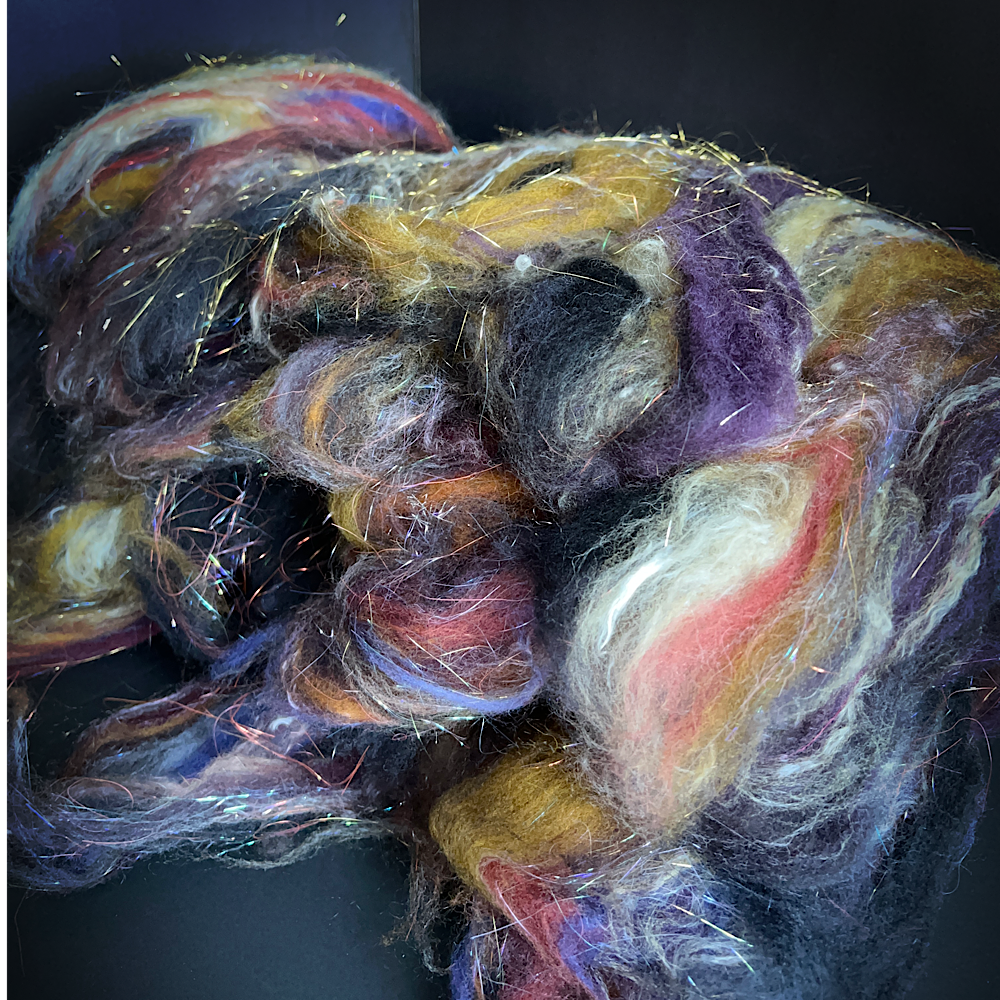 Batt for spinning yarn