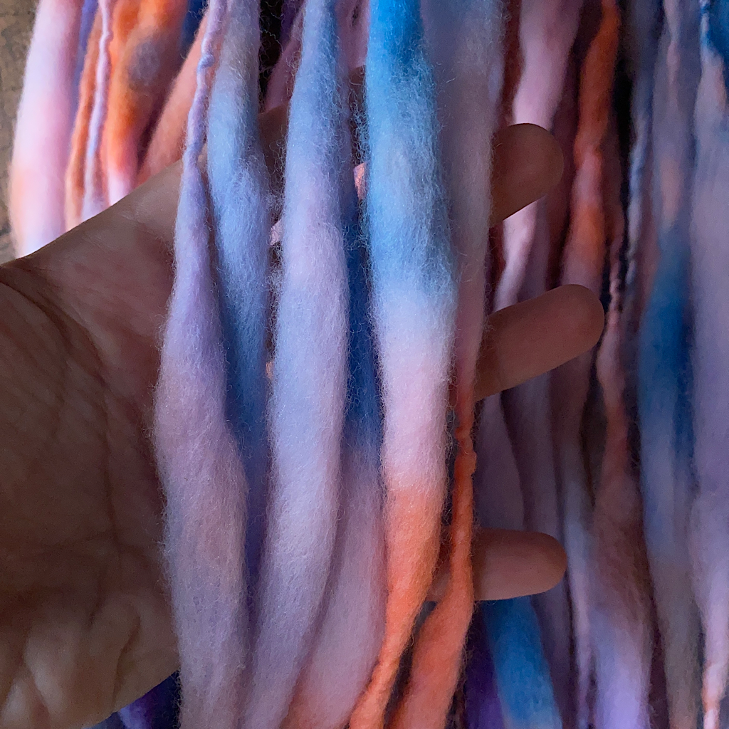 Coucher de soleil merino yarn