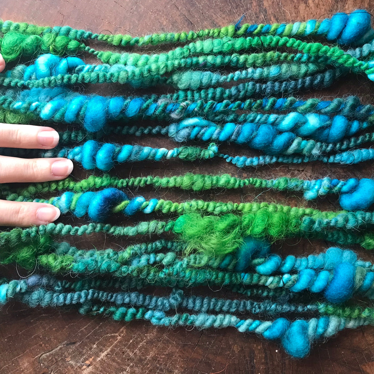 Turquoise Green  art yarn  100g 17y - Mynoush