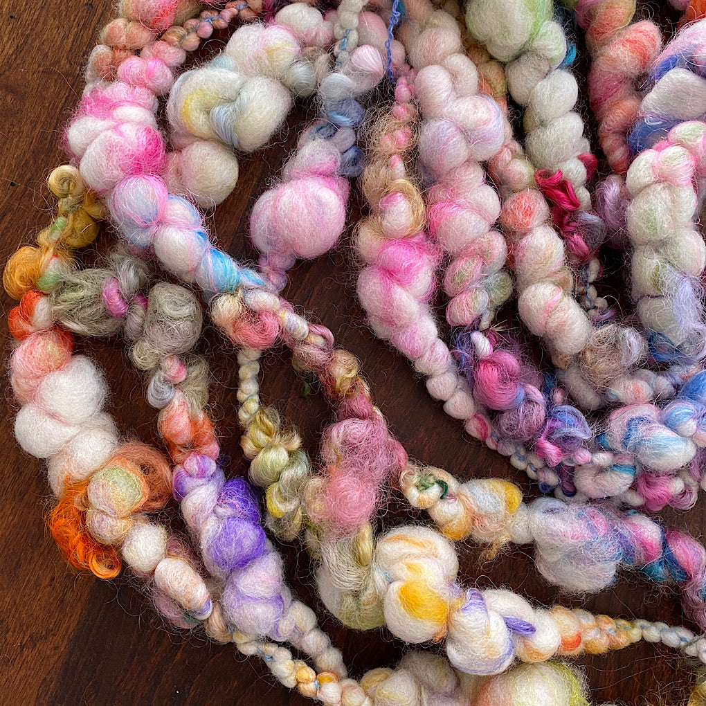 Easter bouquet Jumbo boucle art yarn