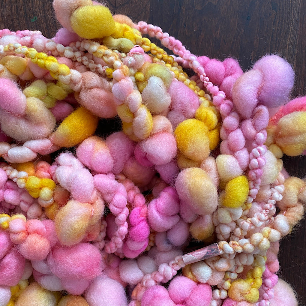 Honey Rose Jumbo boucle Art yarn
