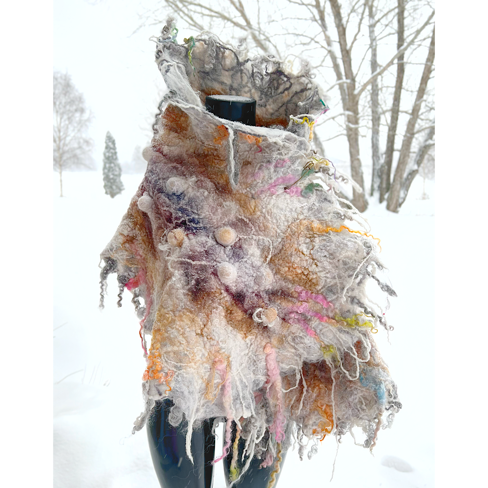 Felted Shawl 2023