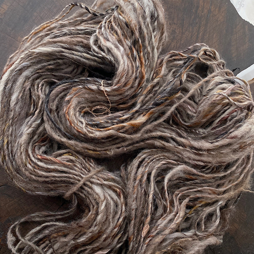 Praline - hand spun yarn