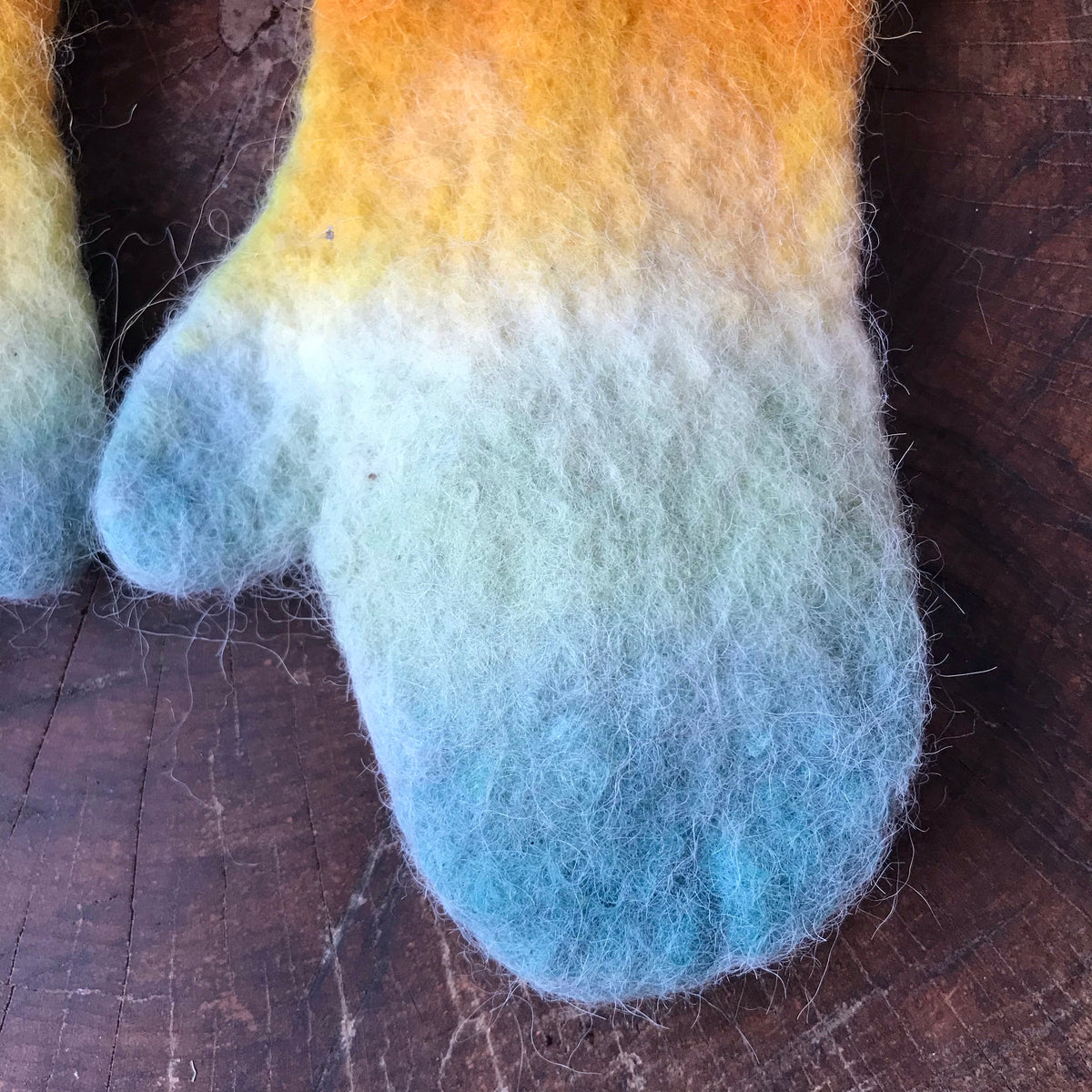 Kids alpaca mittens Mitaines alpaga enfant - Mynoush