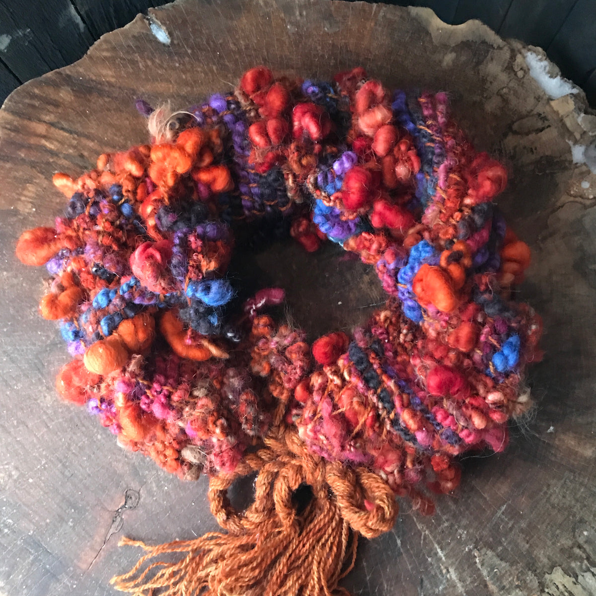 Orange cowl Col orange - Mynoush