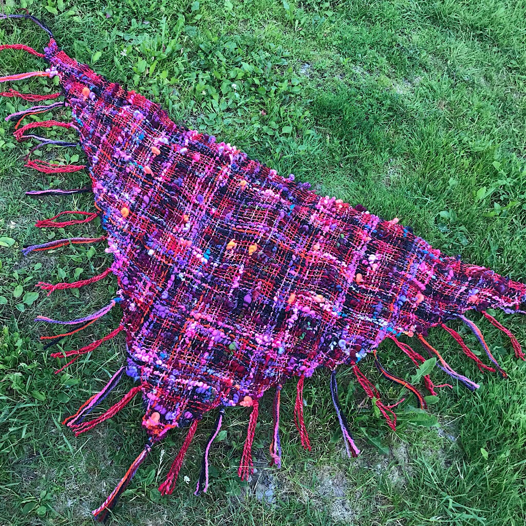 Esmeralda - hand woven shawl