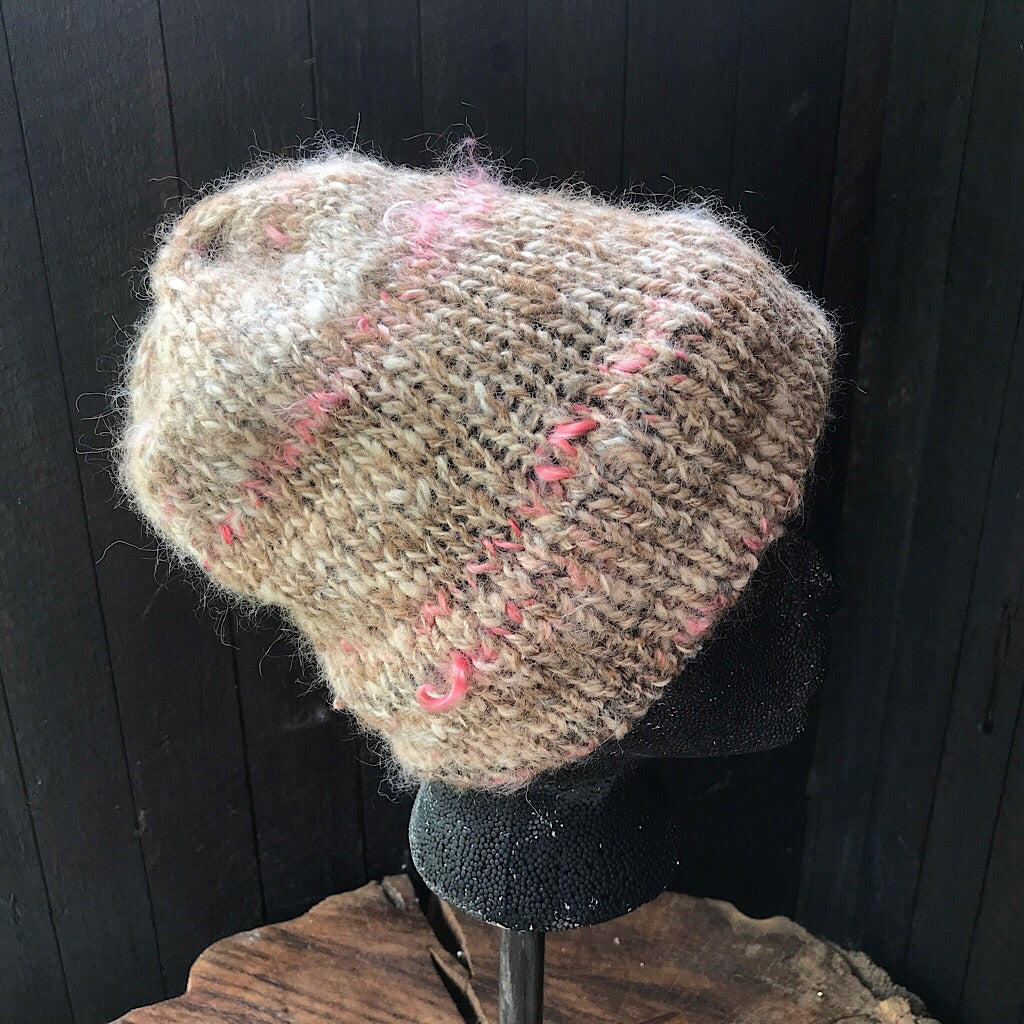 Alpaca mohair beanie