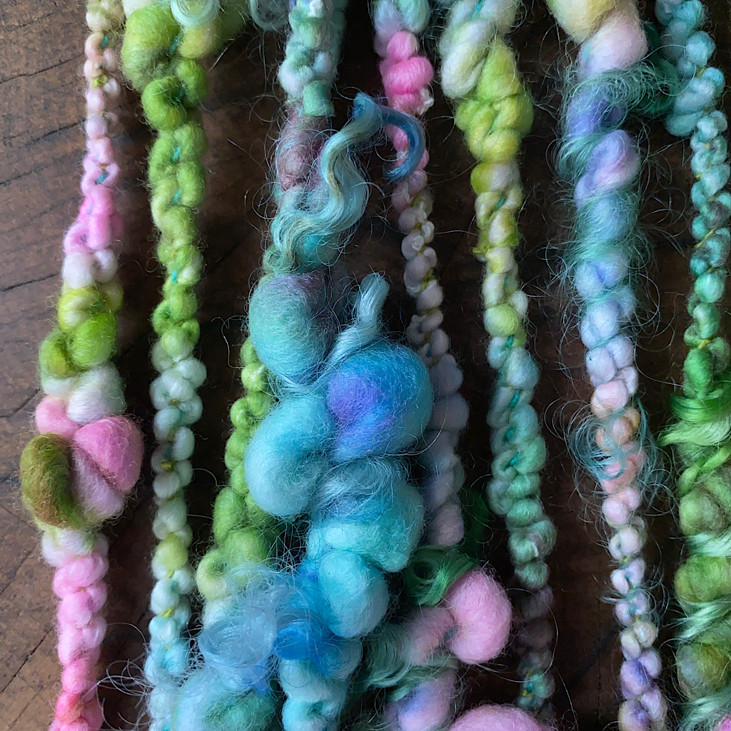 Frais du jardin  Art yarn