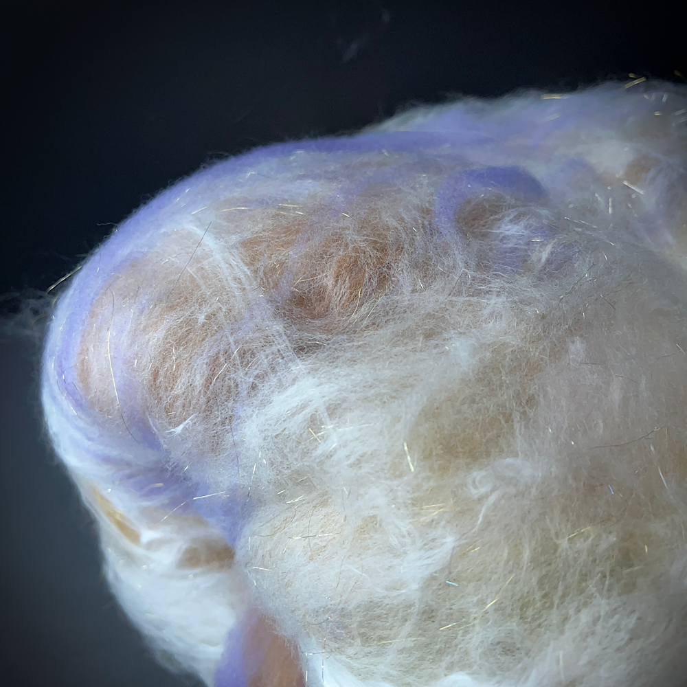 Batt for spinning yarn