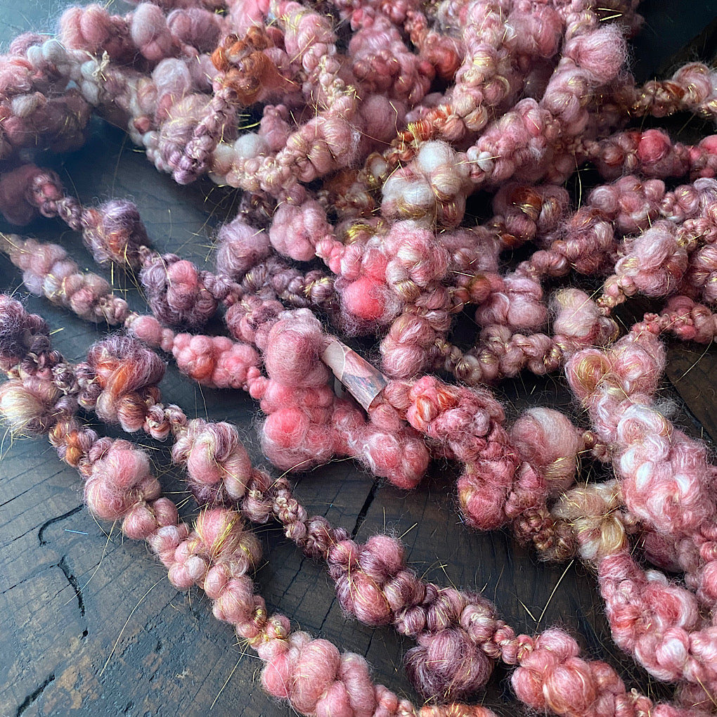 Frozen cheeks SUPER jumbo boucle Art yarn