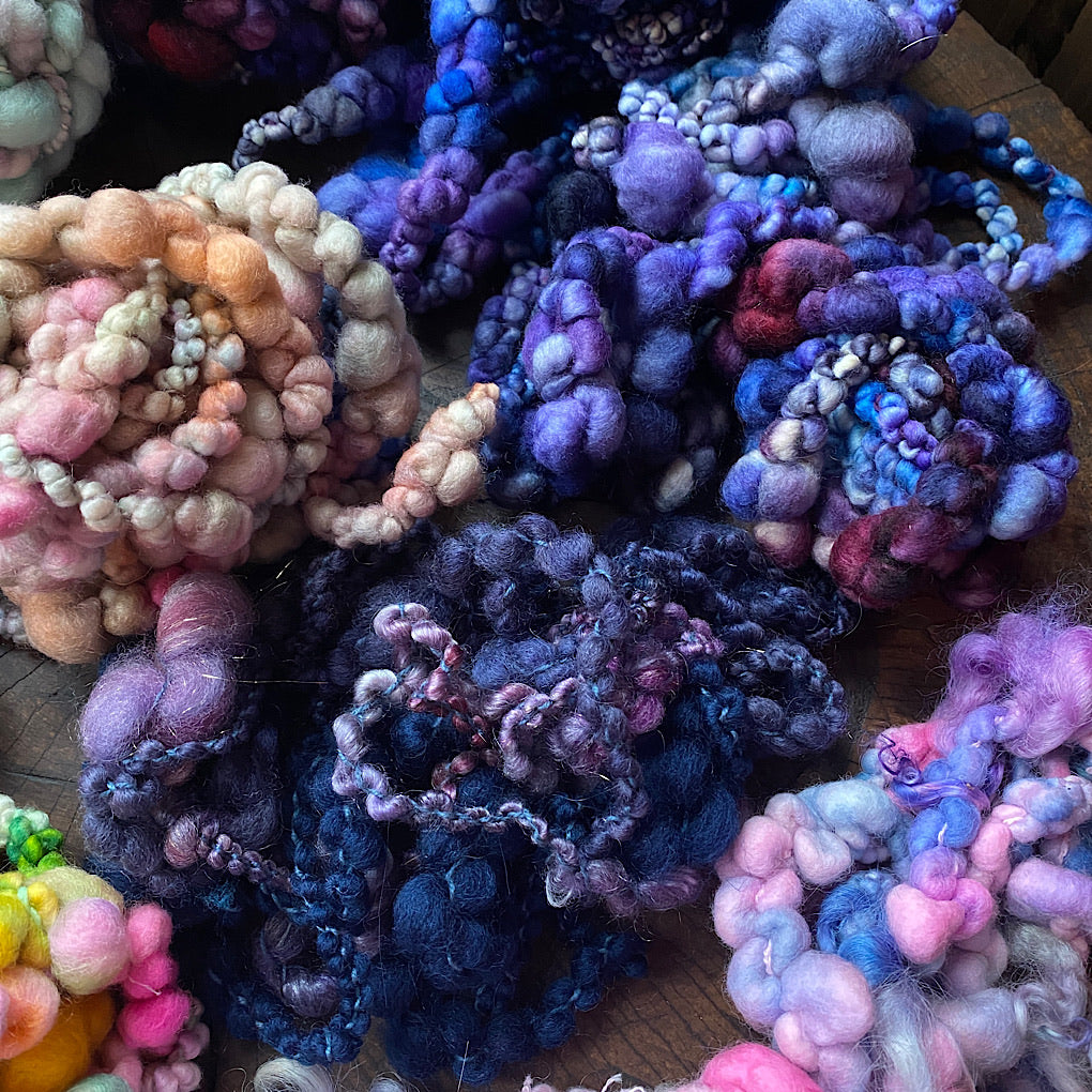 2020 art yarn leftovers mixed lot 350g