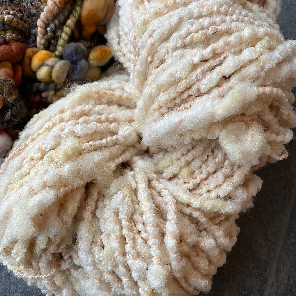 Set of art yarn- weaving kit