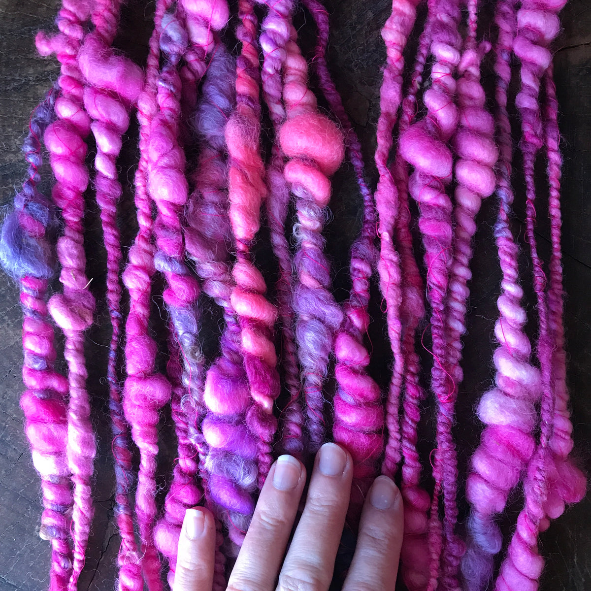 Pink art yarn 100g 16y - Mynoush