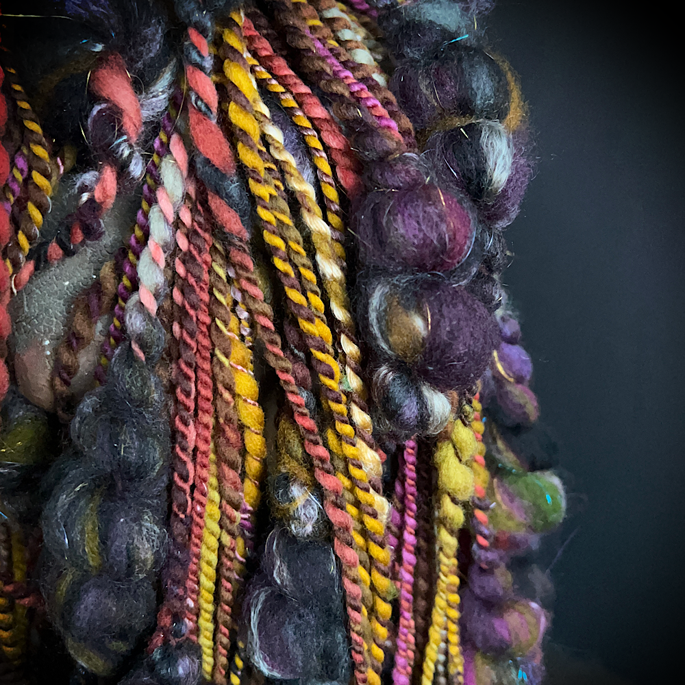 Hand spun art yarn
