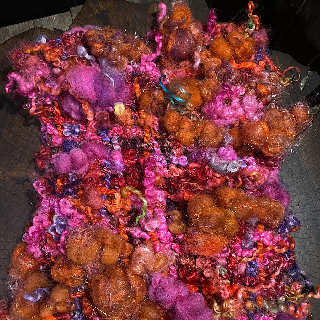 The Fiery Rose Scarf