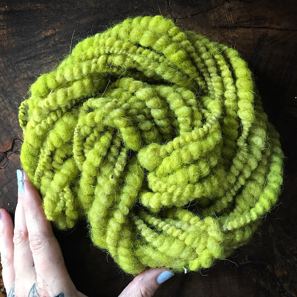Lemon weaving yarn