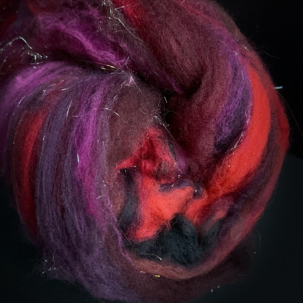 Batt for spinning yarn