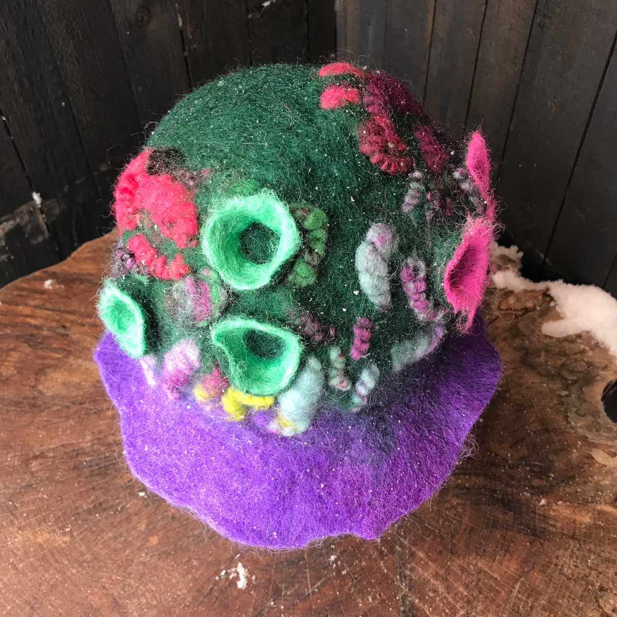 Green hat Chapeau vert - Mynoush