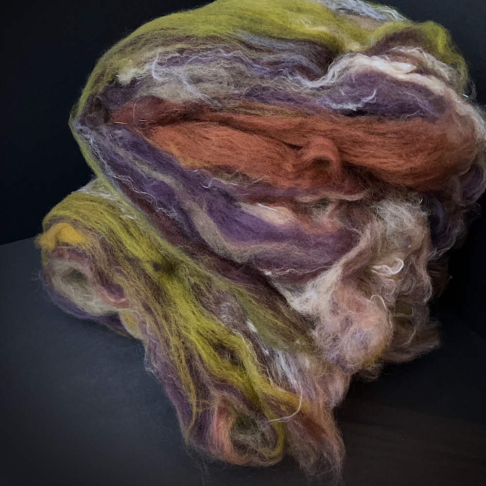 Batt for spinning yarn