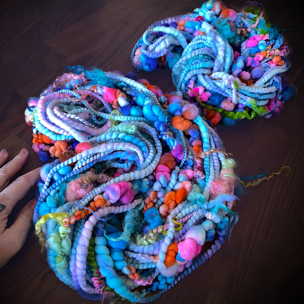 Licorne 2 skeins Set reserved for M. - set of jumbo art yarn