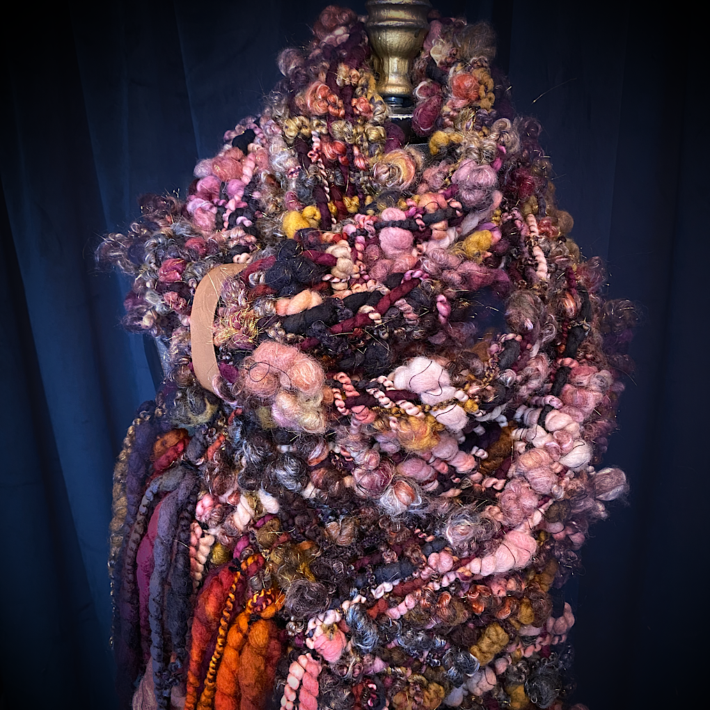 Black Rose Woven scarf