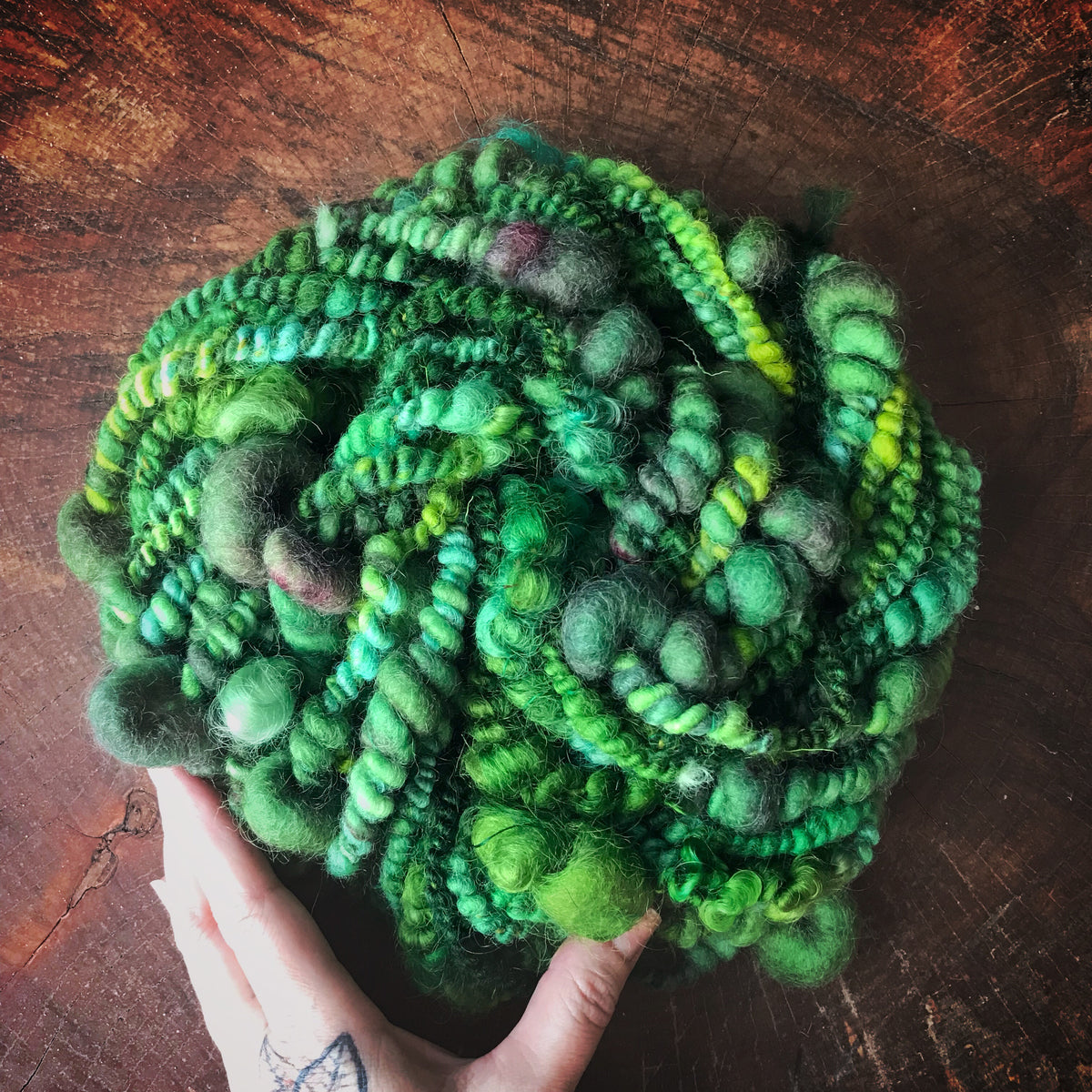 Green  art yarn yarn 100g 14y - Mynoush