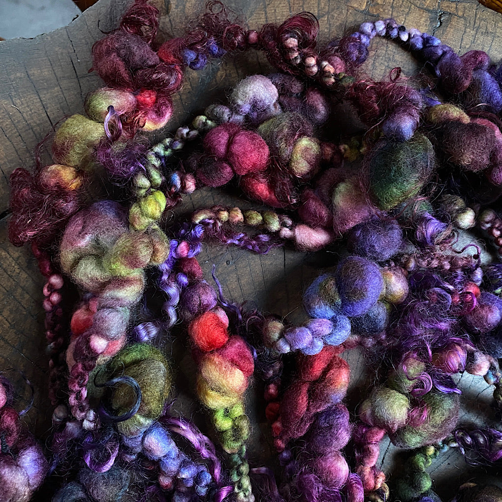 Nocturne Jumbo boucle art yarn with locks