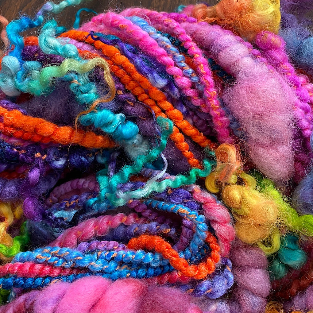 Bloom - Merino silk knitting art yarn