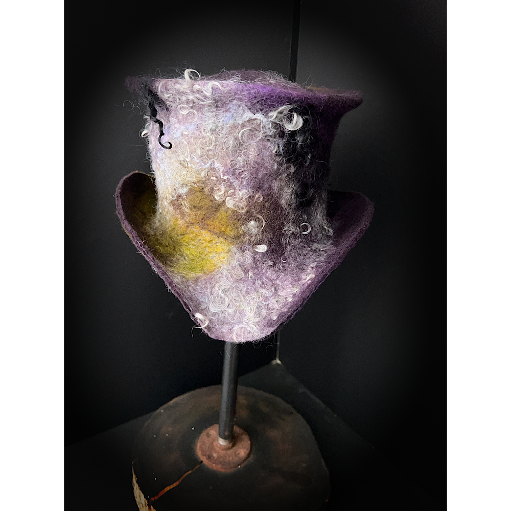 Felted top hat  - 23” 1/4