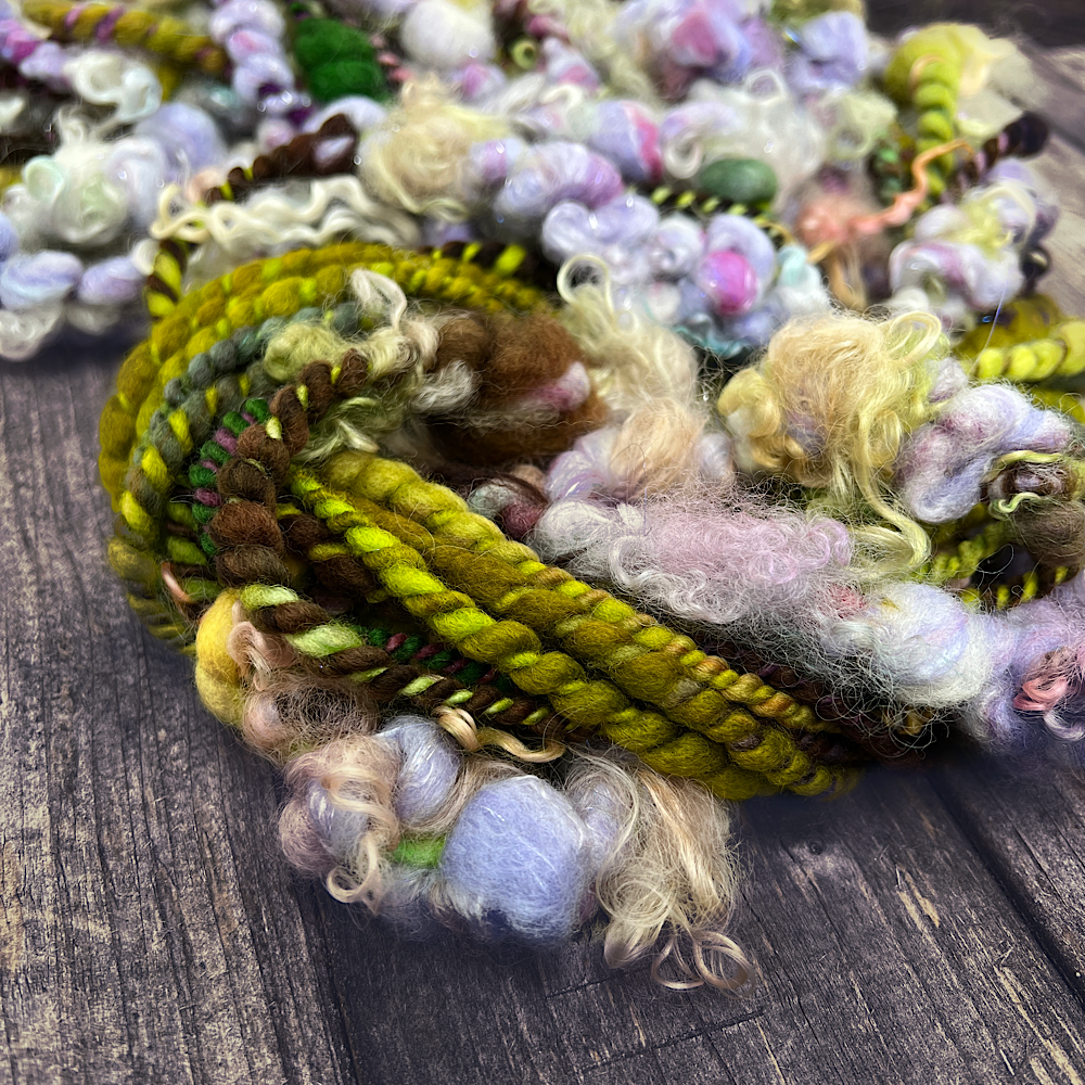 Water lilies 2 - art yarn