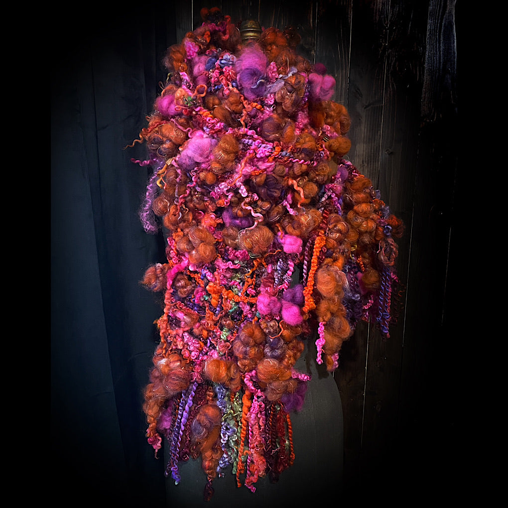 The Fiery Rose Scarf