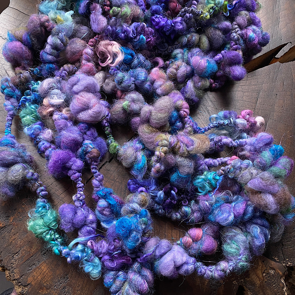 Aurora - Fluffy sparkly giant art yarn