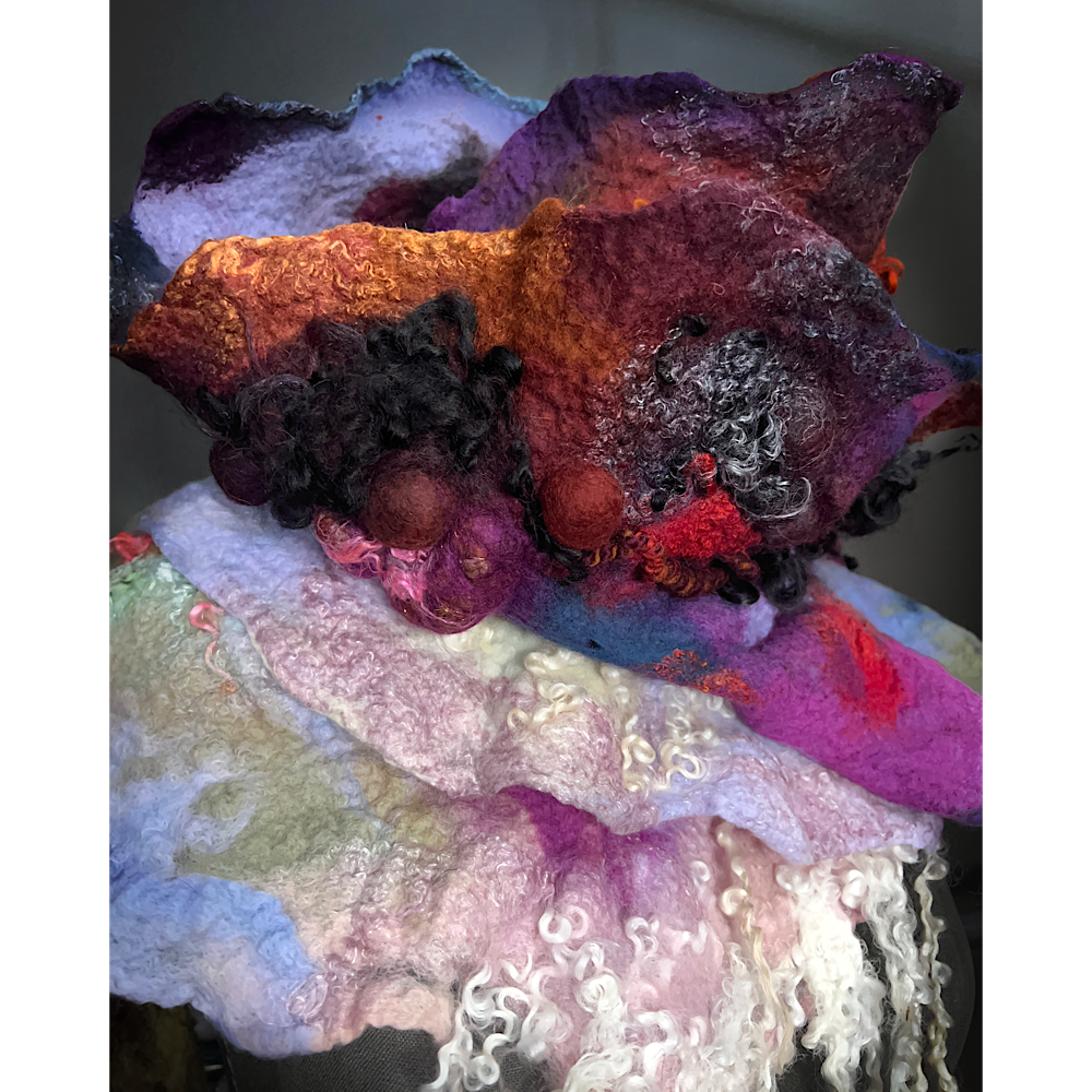 Felted scarf 2023