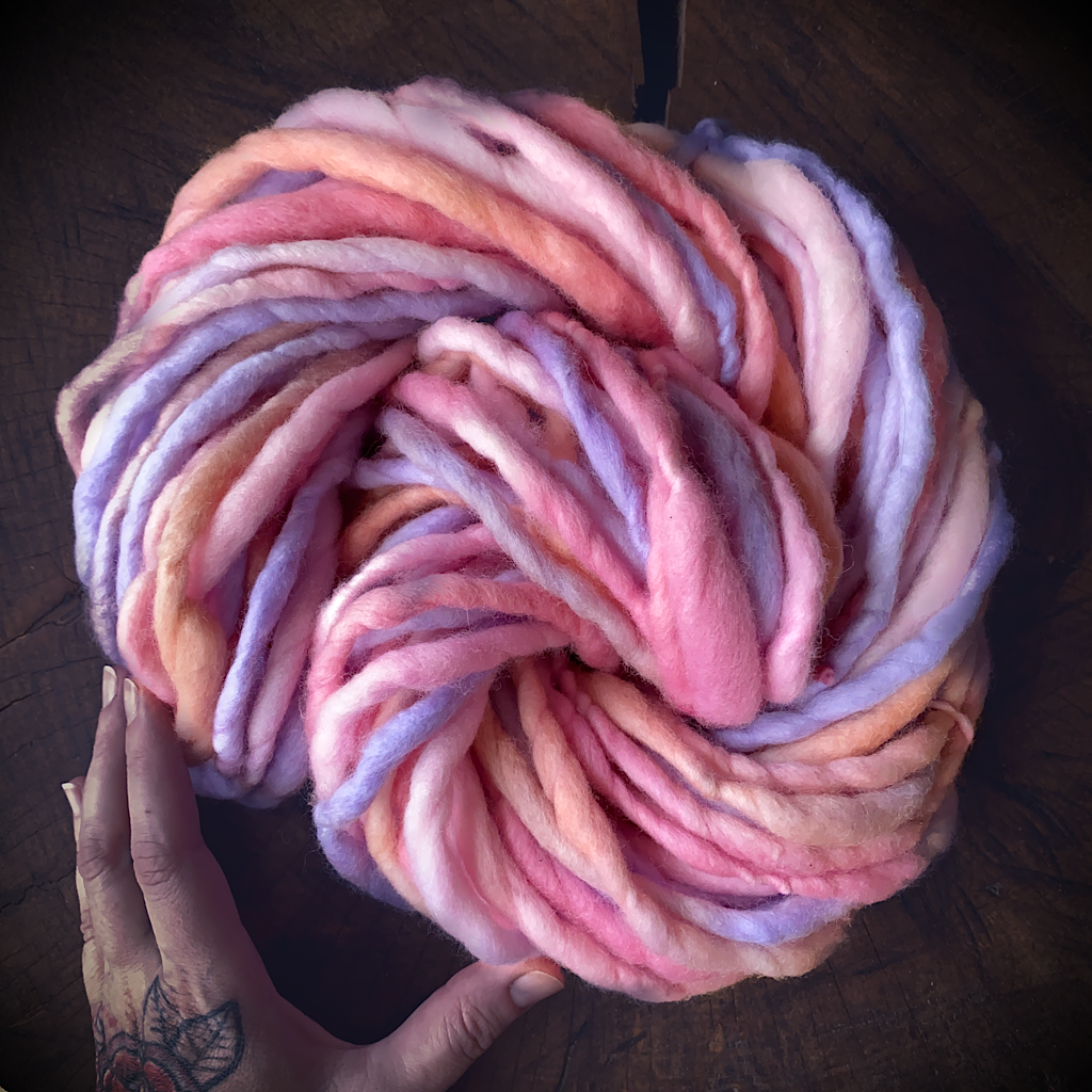 Pastel merino yarn