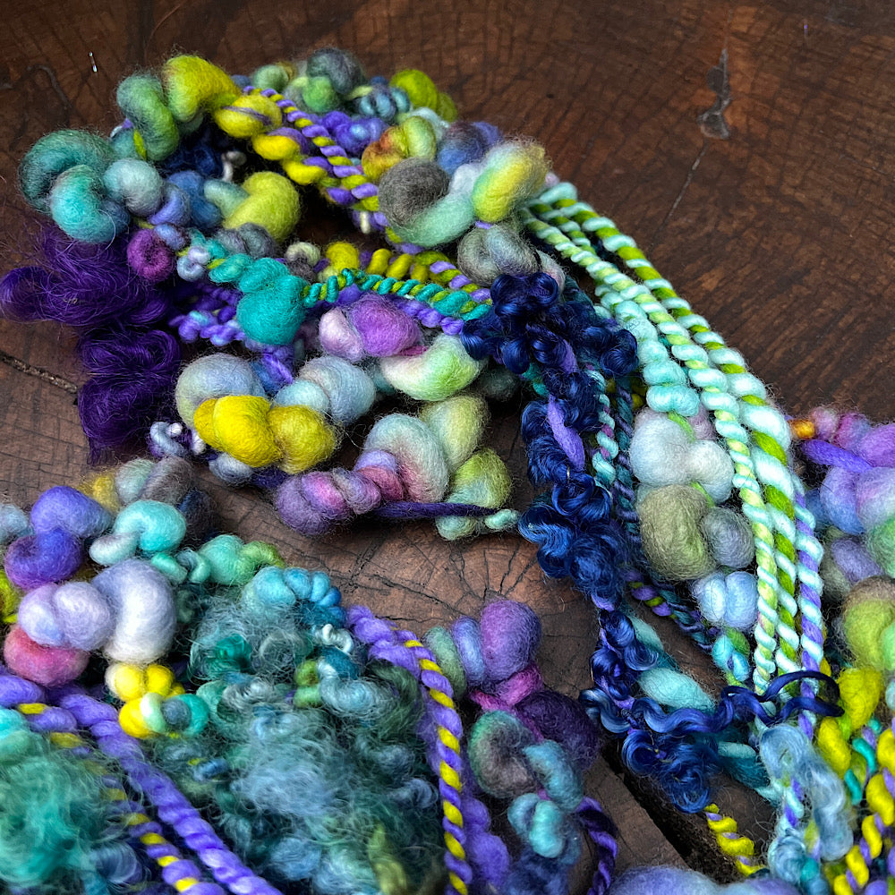 Turquoise intense - art yarn