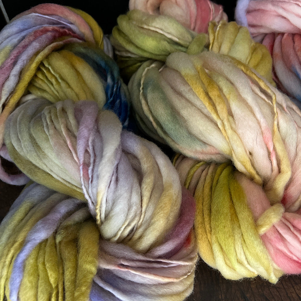 Fluffy yarn set of 3 skeins