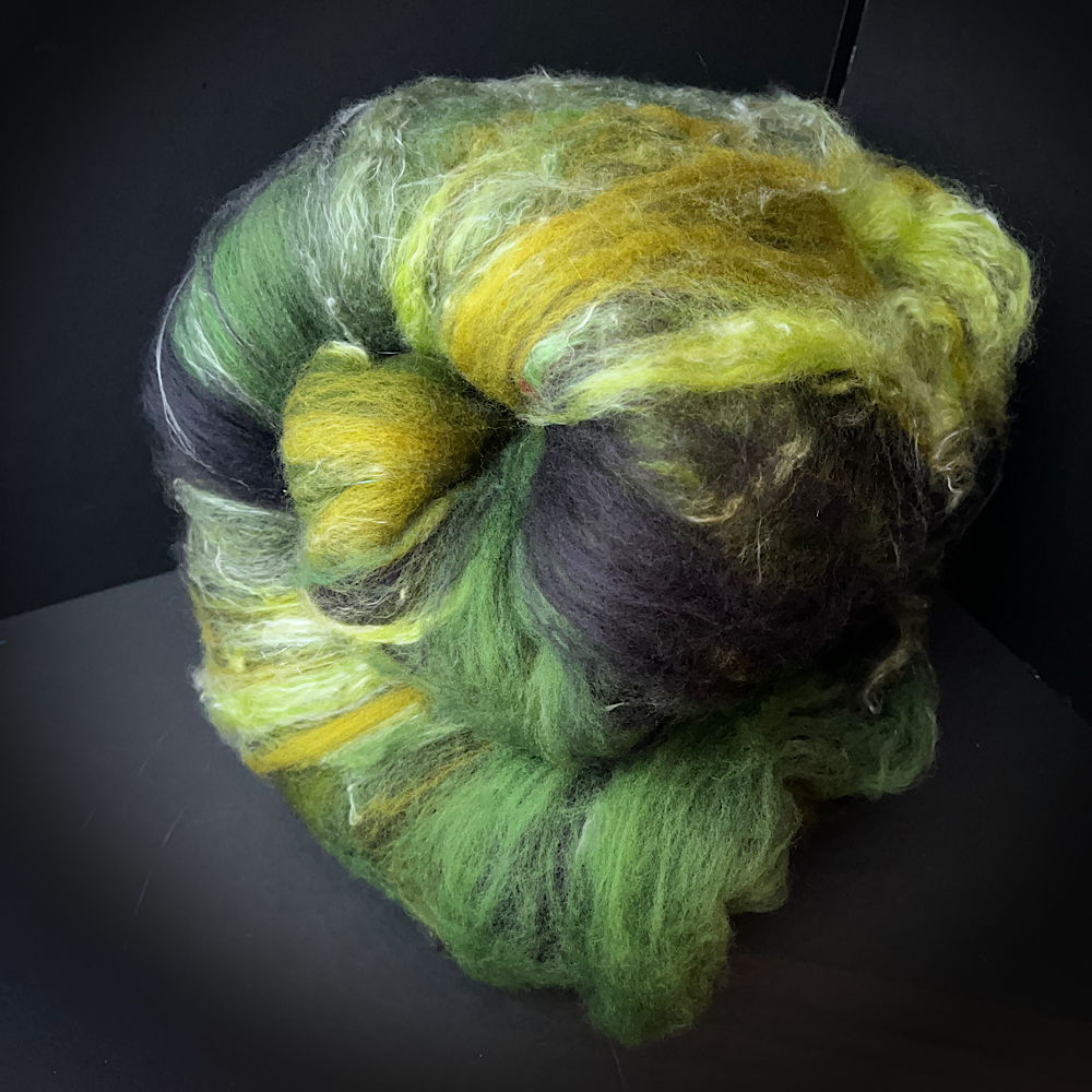 Batt for spinning yarn