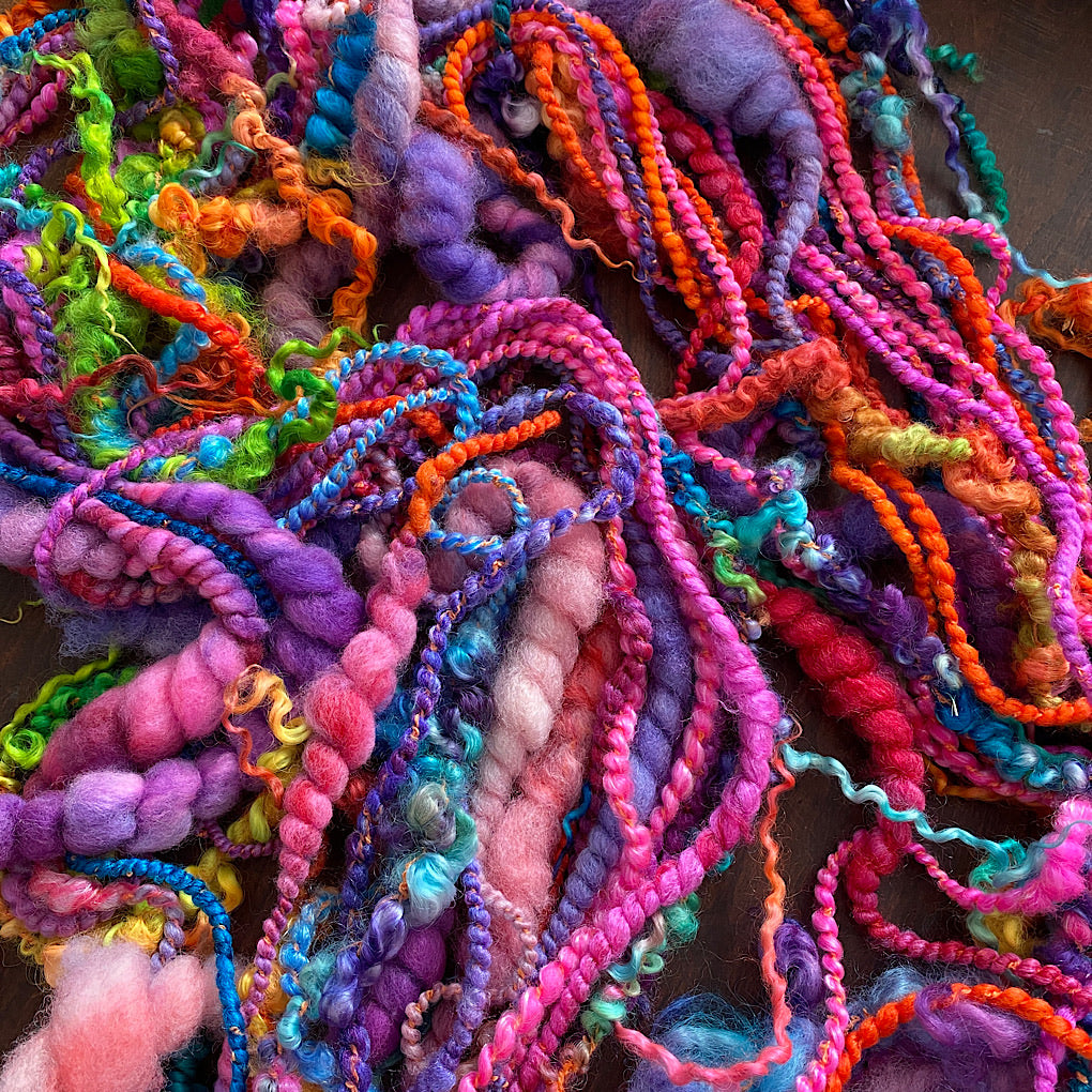 Bloom - Merino silk knitting art yarn