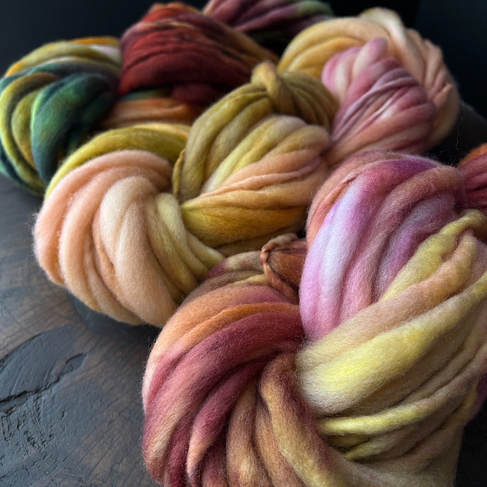 Fluffy yarn set of 3 skeins
