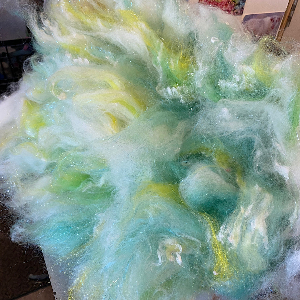 Art batt for spinning