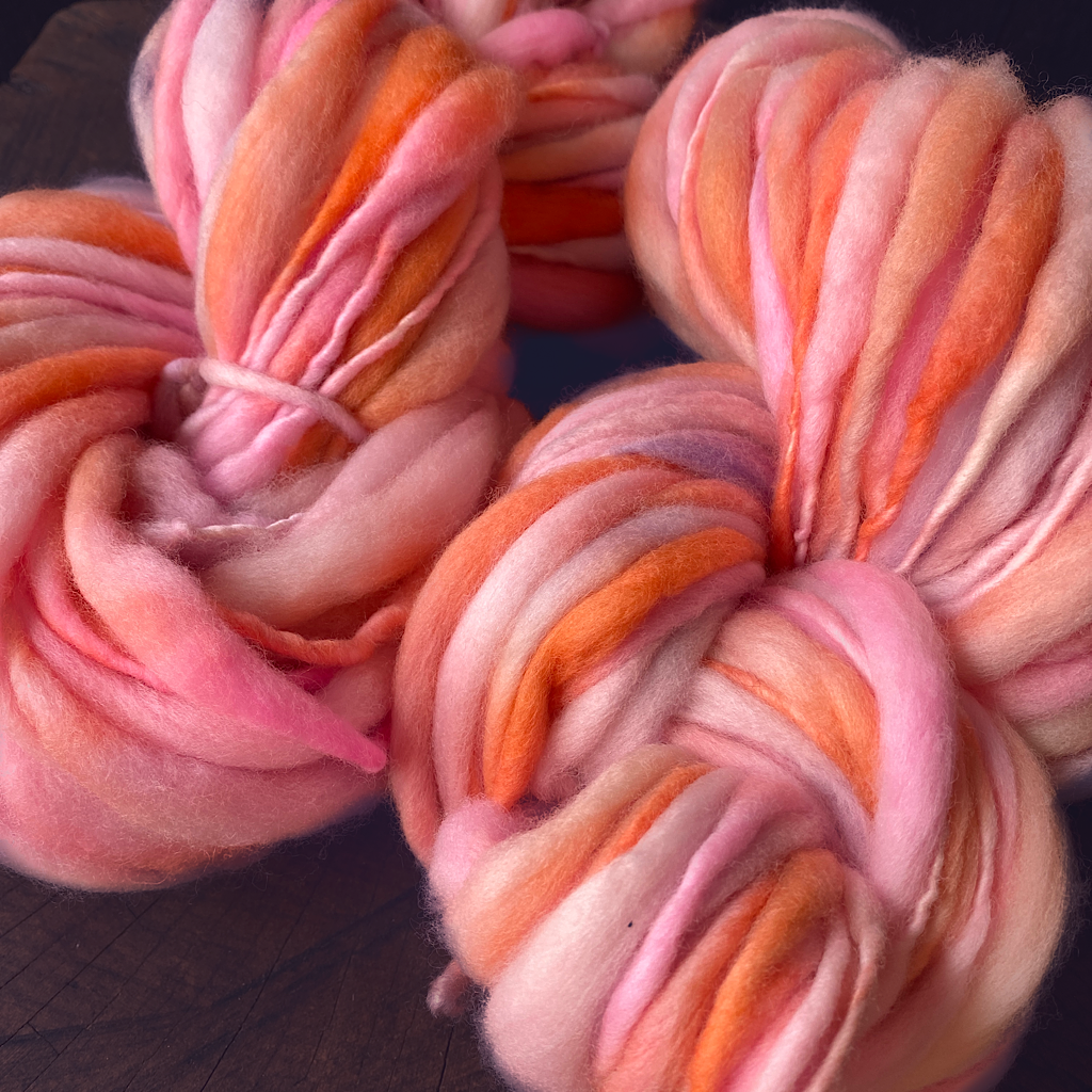 Merino hand spun yarn