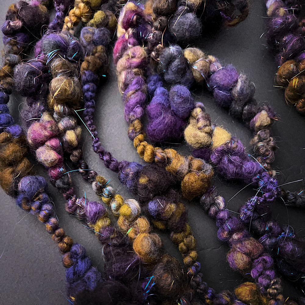 Large Art yarns kit for weaving 14 oz