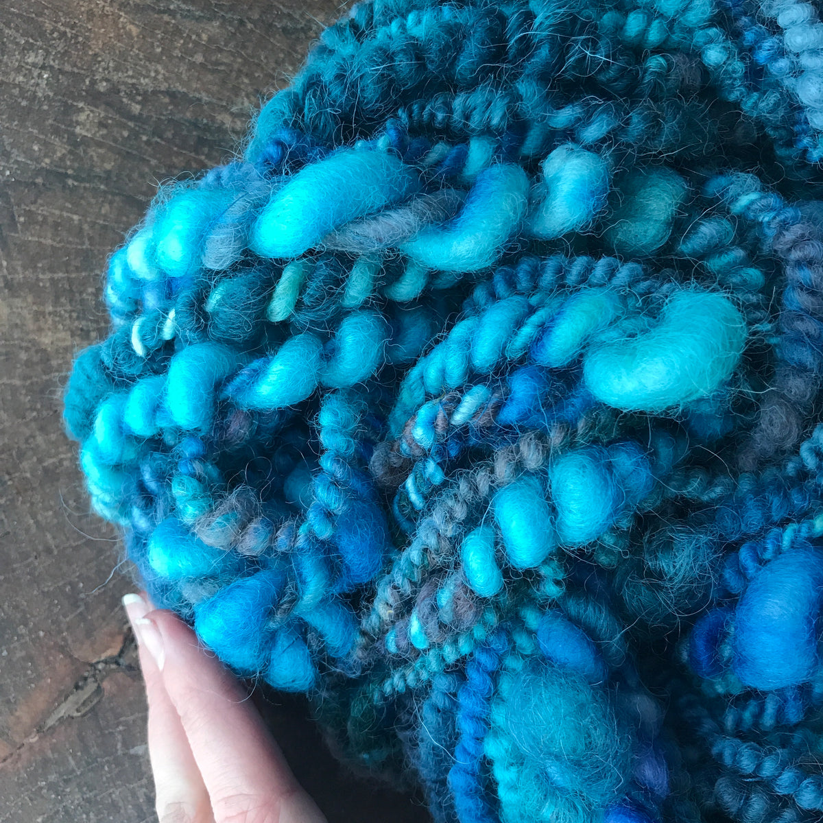 Blue  art yarn 75g - Mynoush