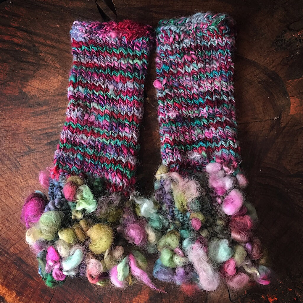 Alpaca arm warmers