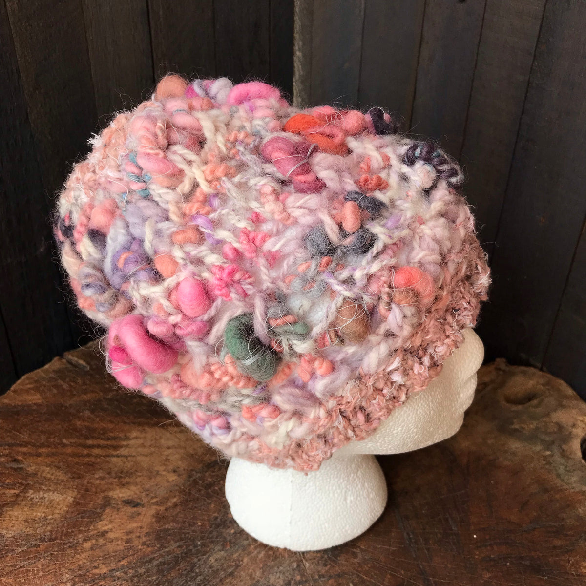 Pink knitted summer hat beanie | Tuque légère en tricot rose|18”-23” - Mynoush