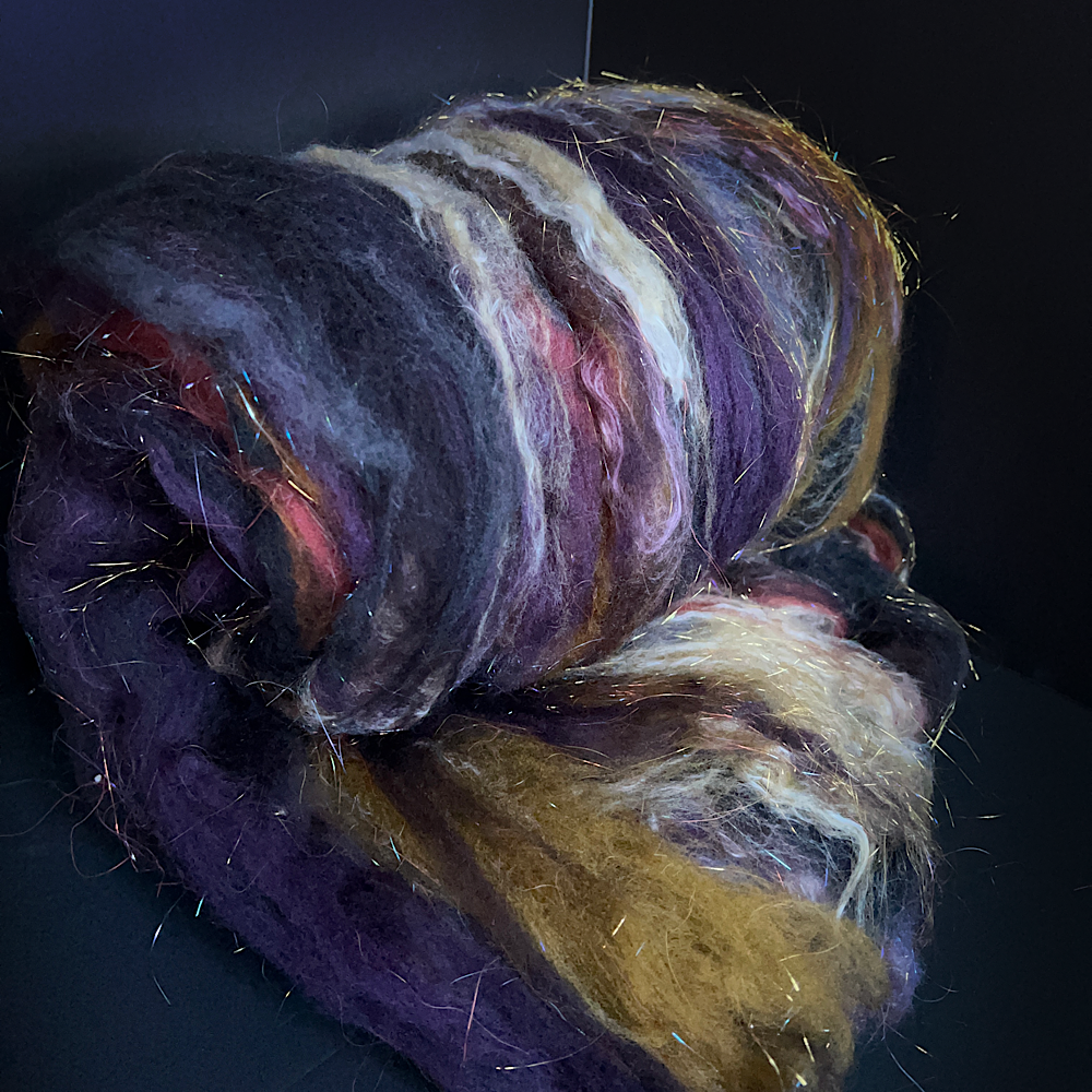 Batt for spinning yarn