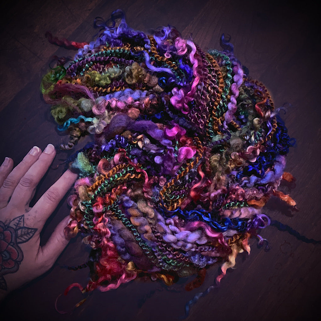 Passionate One-of-a-kind Silk art yarn